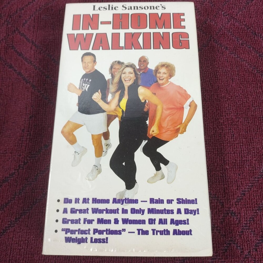 Leslie Sansone's In-Home Walking-1998- Exercise - VHS Tape - Used